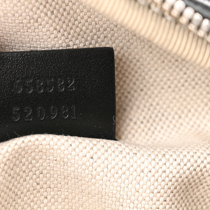 Gucci Calfskin GG Tennis Embossed Belt Bag Black 6 of 9
