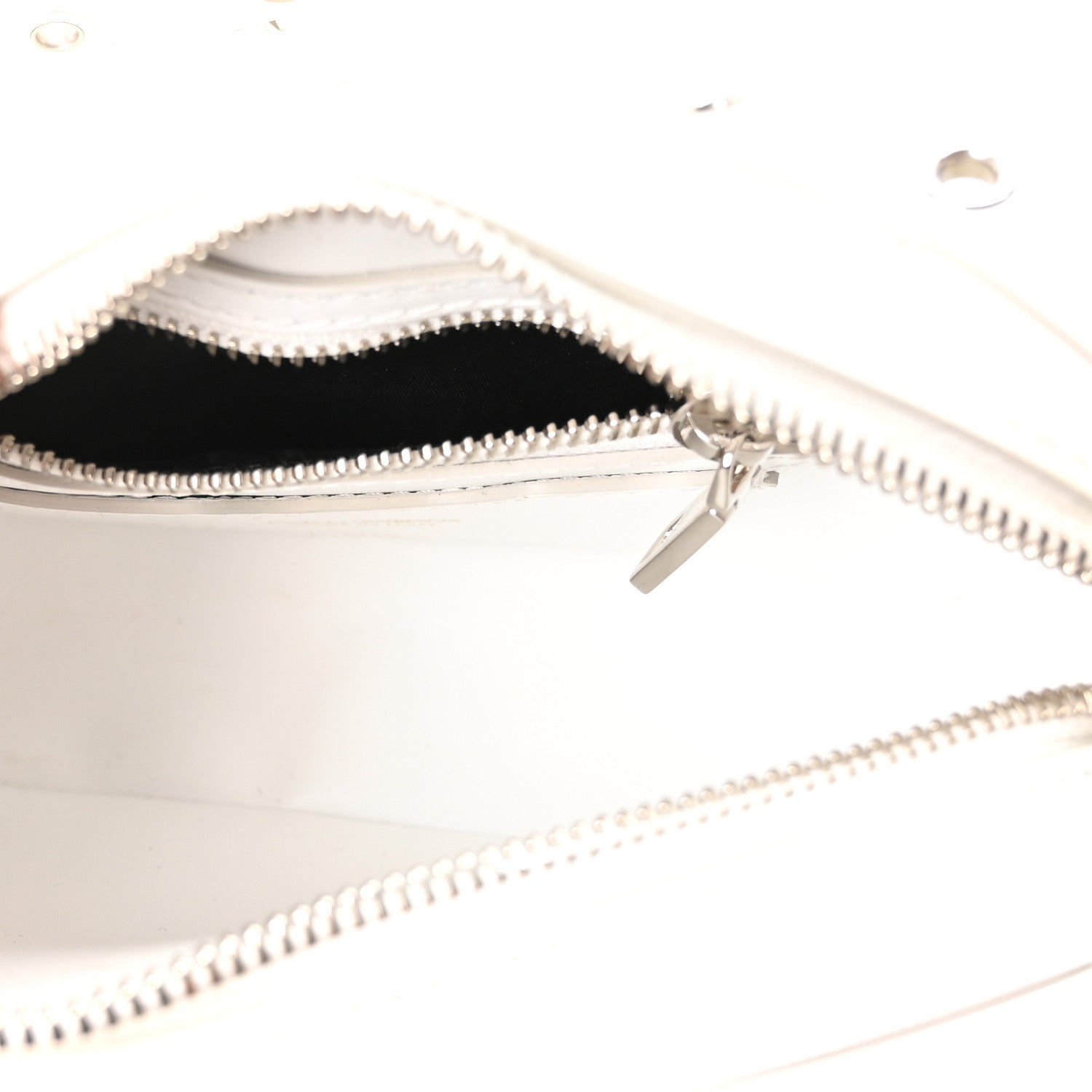 Dolce & Gabbana Patent Calfskin Hot Stuff DG Logo 3.5 Crossbody Bag White 5 of 9