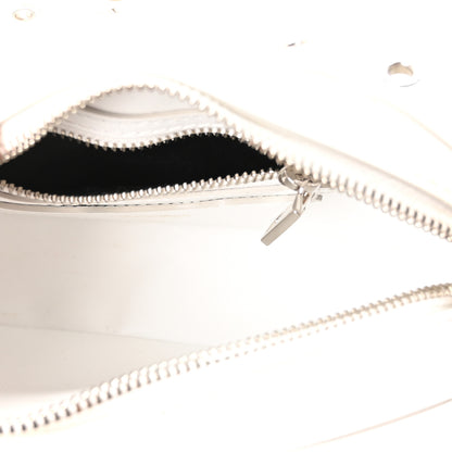 Dolce & Gabbana Patent Calfskin Hot Stuff DG Logo 3.5 Crossbody Bag White 5 of 9