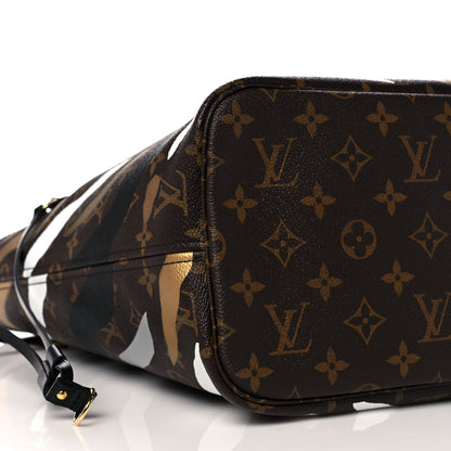 Louis Vuitton X LOL Monogram Neverfull MM Gold Silver 9 of 10