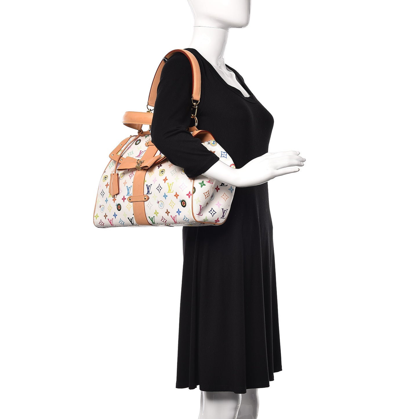 Monogram Multicolor Murakami Eye Love You White