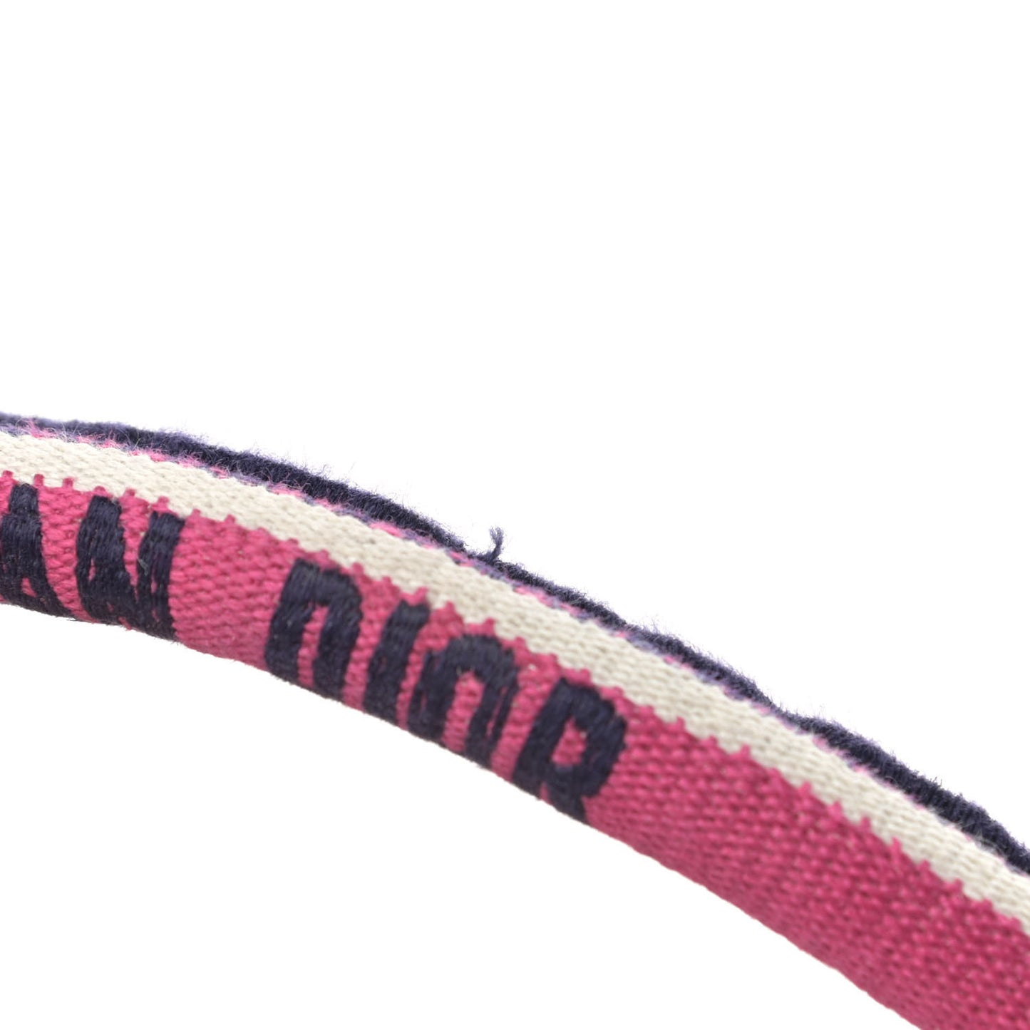 Canvas Embroidered Dior Animals Tiger Book Tote Deep Blue Fuchsia