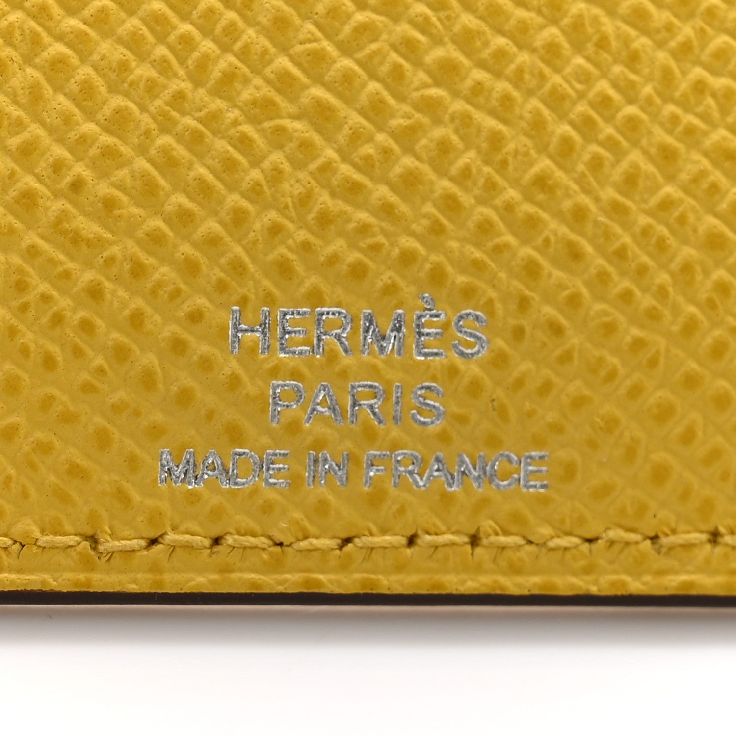 Hermes Epsom Les Petits Chevaux Card Holder Jaune De Naples Mauve Sylvestre Gold Bleu Du Nord 6 of 9