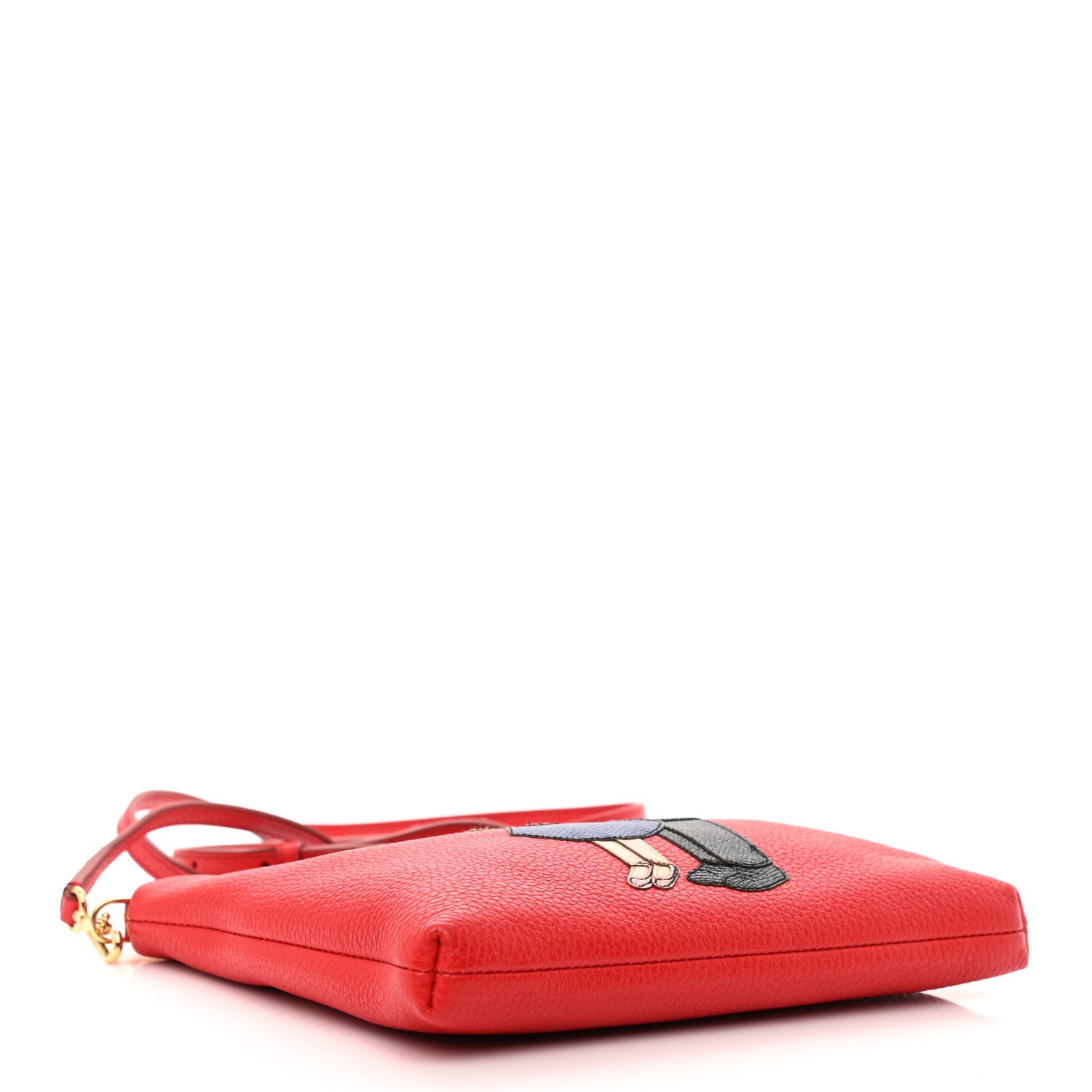 Dolce & Gabbana Calfskin Family Patch Crossbody Red 4 of 11