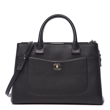 Chanel Grained Calfskin Small Neo Executive Shopper Tote Black 1 of 11