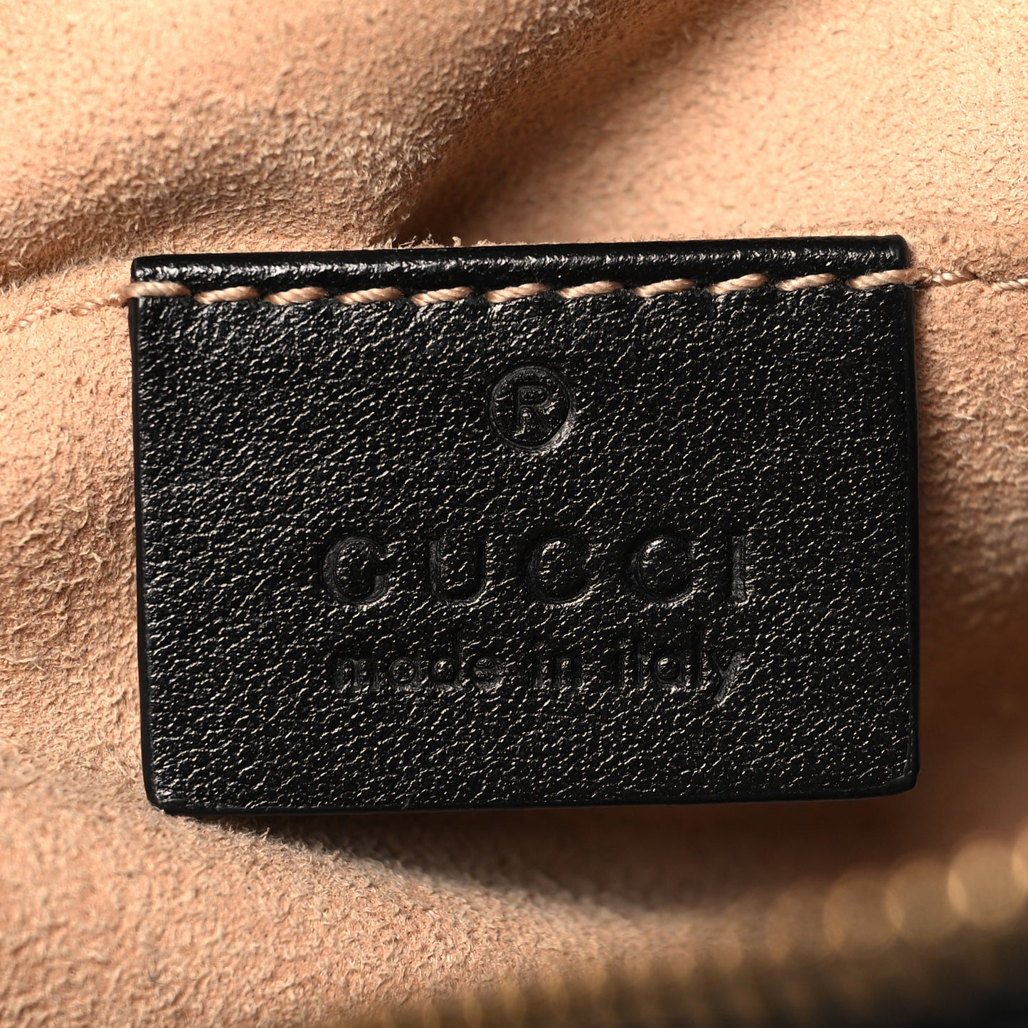 Calfskin Matelasse Small GG Marmont Chain Shoulder Bag Black