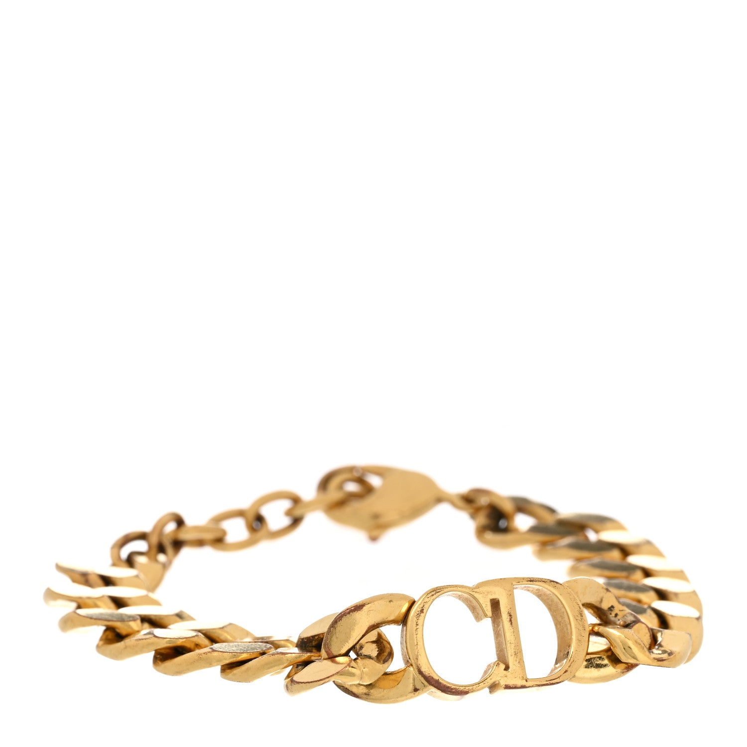 Christian Dior Metal Danseuse Etoile Chain Bracelet Gold 1 of 6