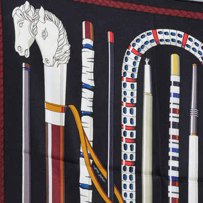Hermes Silk Les Cannes Scarf 90 7 of 8