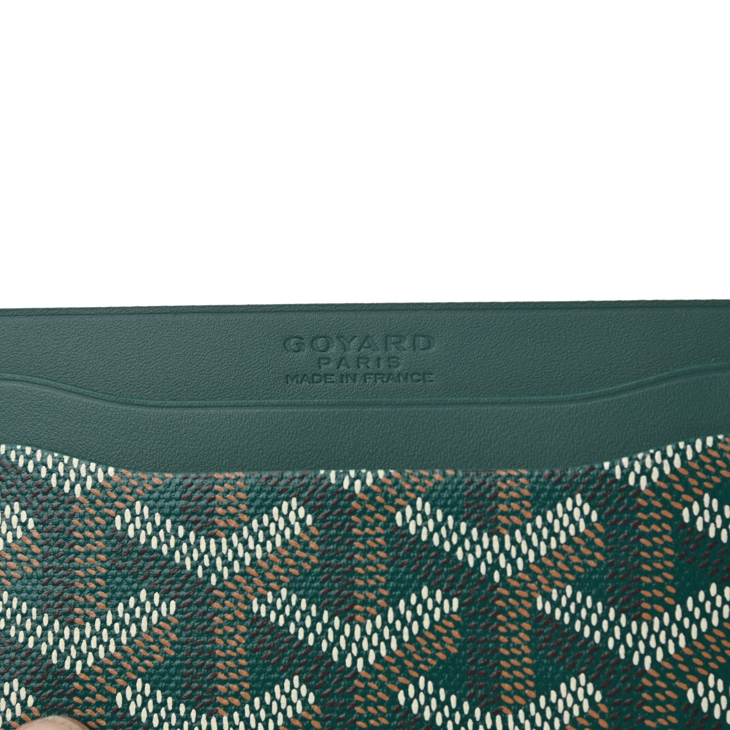 Goyard Goyardine Saint Sulpice Card Holder Green 5 of 6