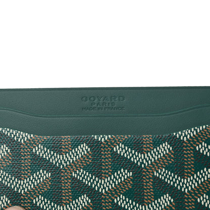 Goyard Goyardine Saint Sulpice Card Holder Green 5 of 6