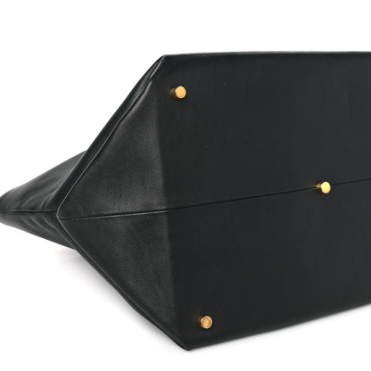 Khaite Smooth Calfskin Medium Amelia East West Tote Black 7 of 8