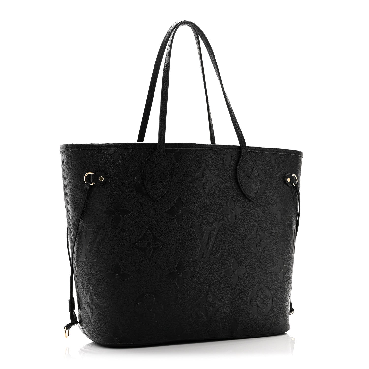 Louis Vuitton Empreinte Monogram Giant Neverfull MM Black 3 of 10