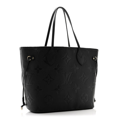 Louis Vuitton Empreinte Monogram Giant Neverfull MM Black 3 of 10