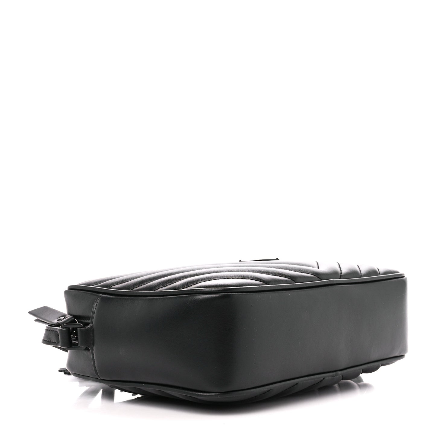Calfskin Matelasse Monogram Monochrome Lou Camera Bag Black