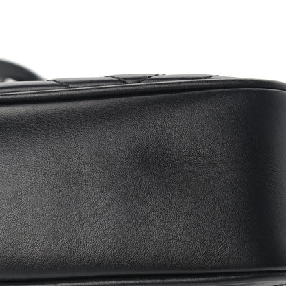 Gucci Calfskin Matelasse Small GG Marmont Chain Shoulder Bag Black 8 of 11