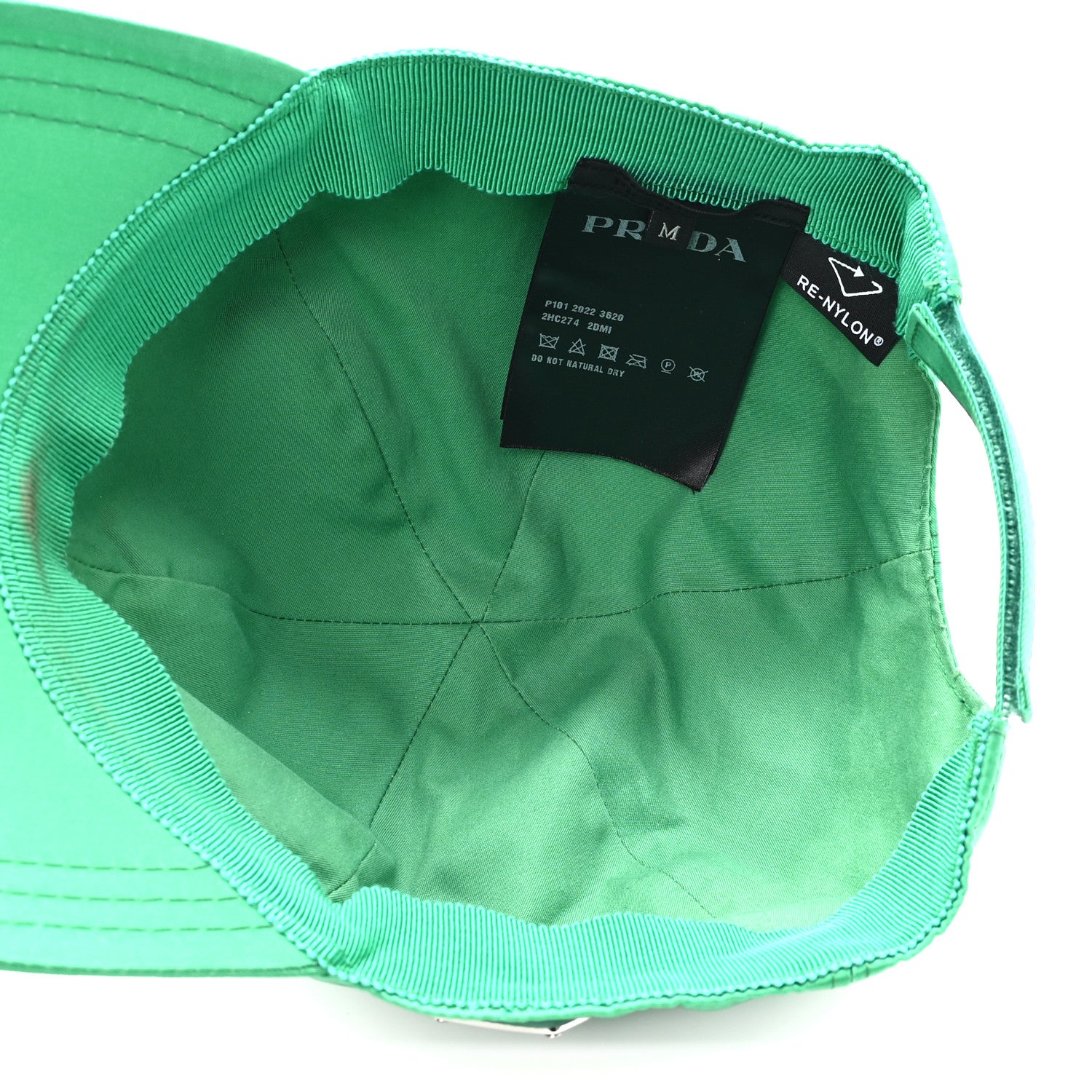 Prada Re-Nylon Womens Baseball Cap M Menta 1820214 – FASHIONPHILE