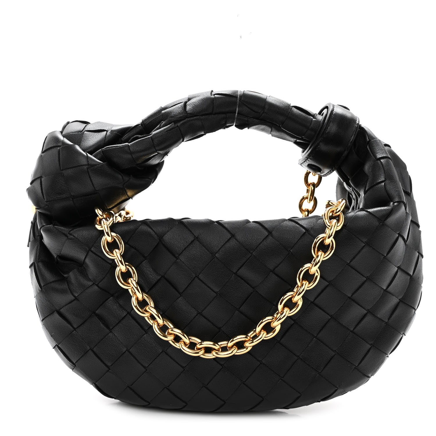 Bottega Veneta Nappa Intrecciato Mini Chain Jodie Black 1 of 9