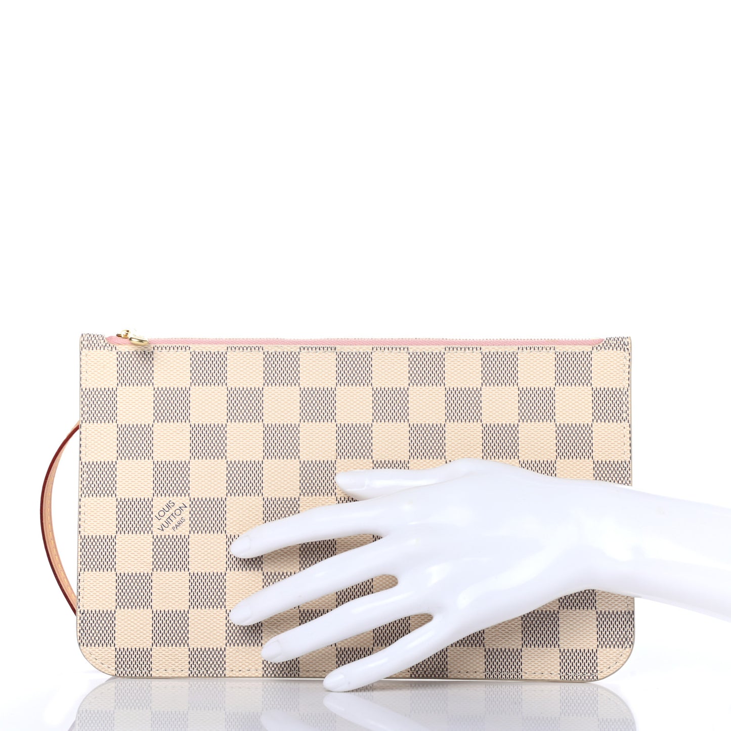 Damier Azur Neverfull MM GM Pochette Rose Ballerine