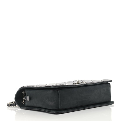 Chanel Glazed Calfskin Quilted Medium Day Trip Flap Black 3 of 14