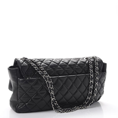 Chanel Lambskin Jumbo Coco Rain Flap Black 3 of 9