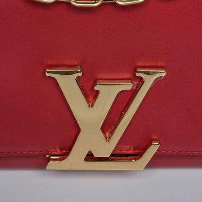 Louis Vuitton Calfskin Chain Louise GM Framboise 7 of 7