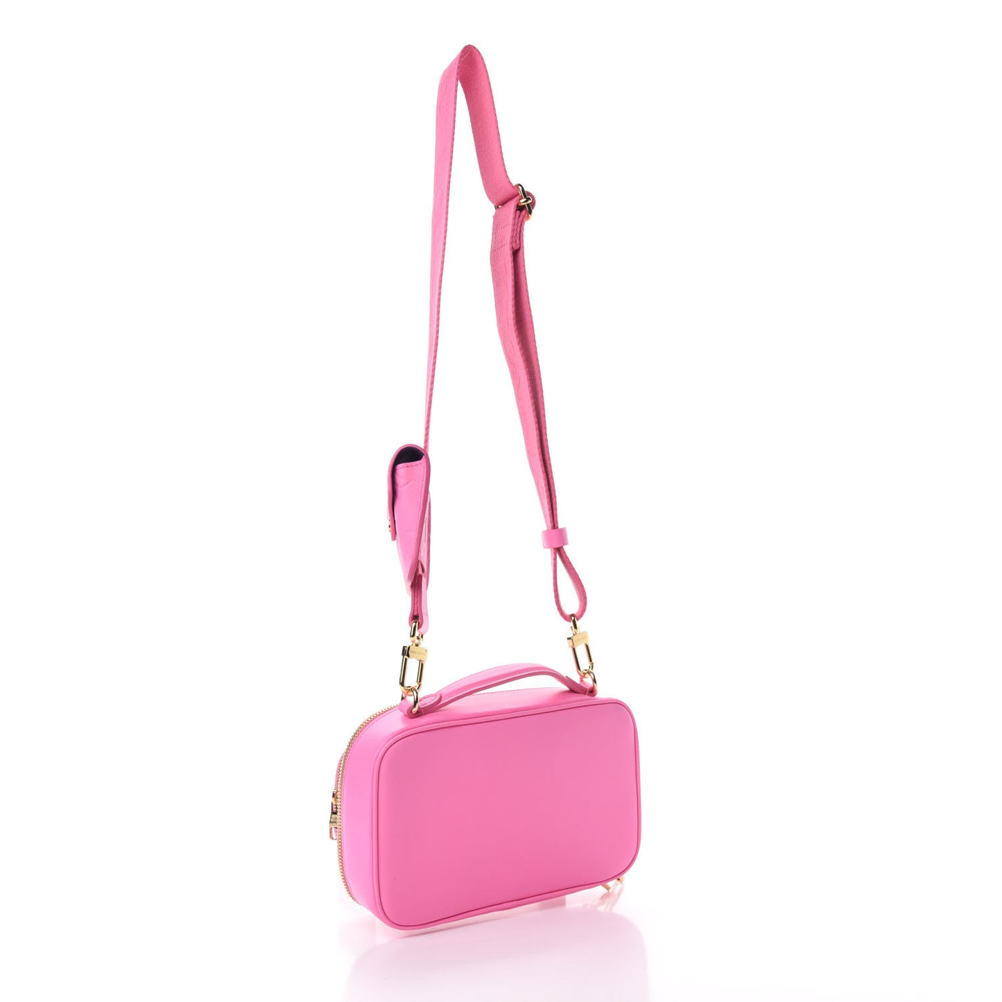 Calfskin Embossed Monogram Vuittamins Utility Crossbody Rose Violet
