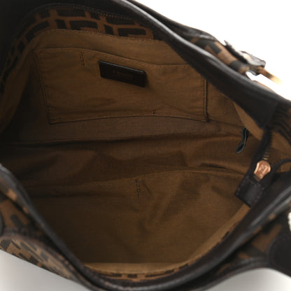 Fendi Zucca Small Chef Shopping Tote Tobacco Moro 5 of 20