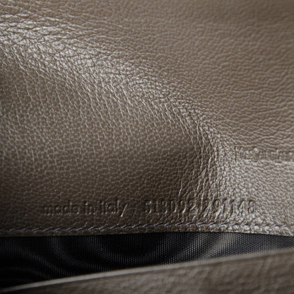 Saint Laurent Chevre Belle de Jour Chain Wallet Grey 7 of 8
