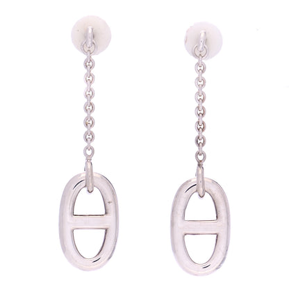 Hermes Sterling Silver Farandole Drop Earrings 1 of 5