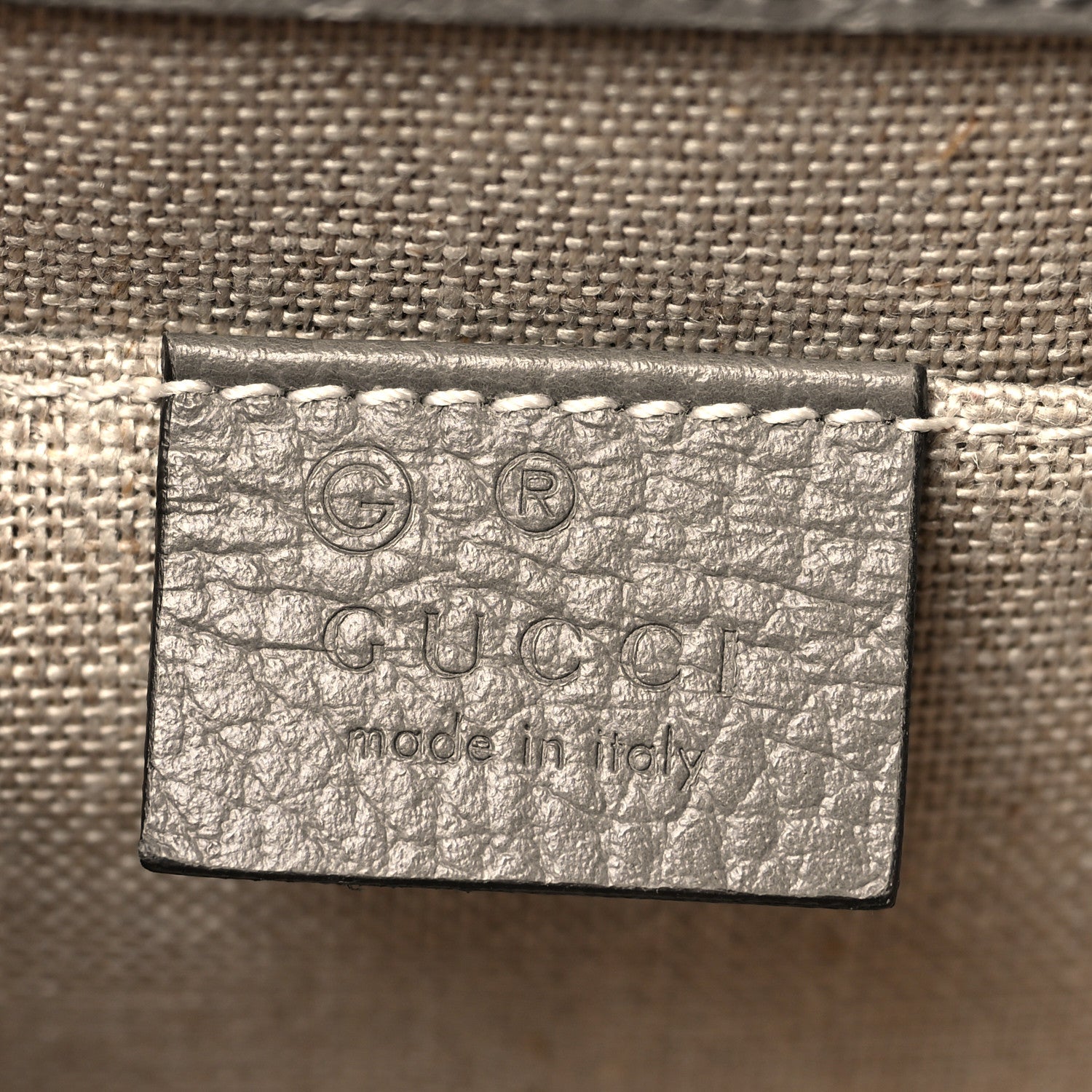 Gucci Dollar Calfskin Small Interlocking G Shoulder Bag Loess 6 of 10