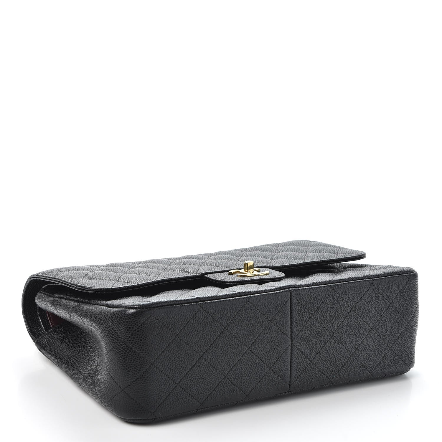 Chanel Caviar Quilted Jumbo Double Flap Black 3 of 9
