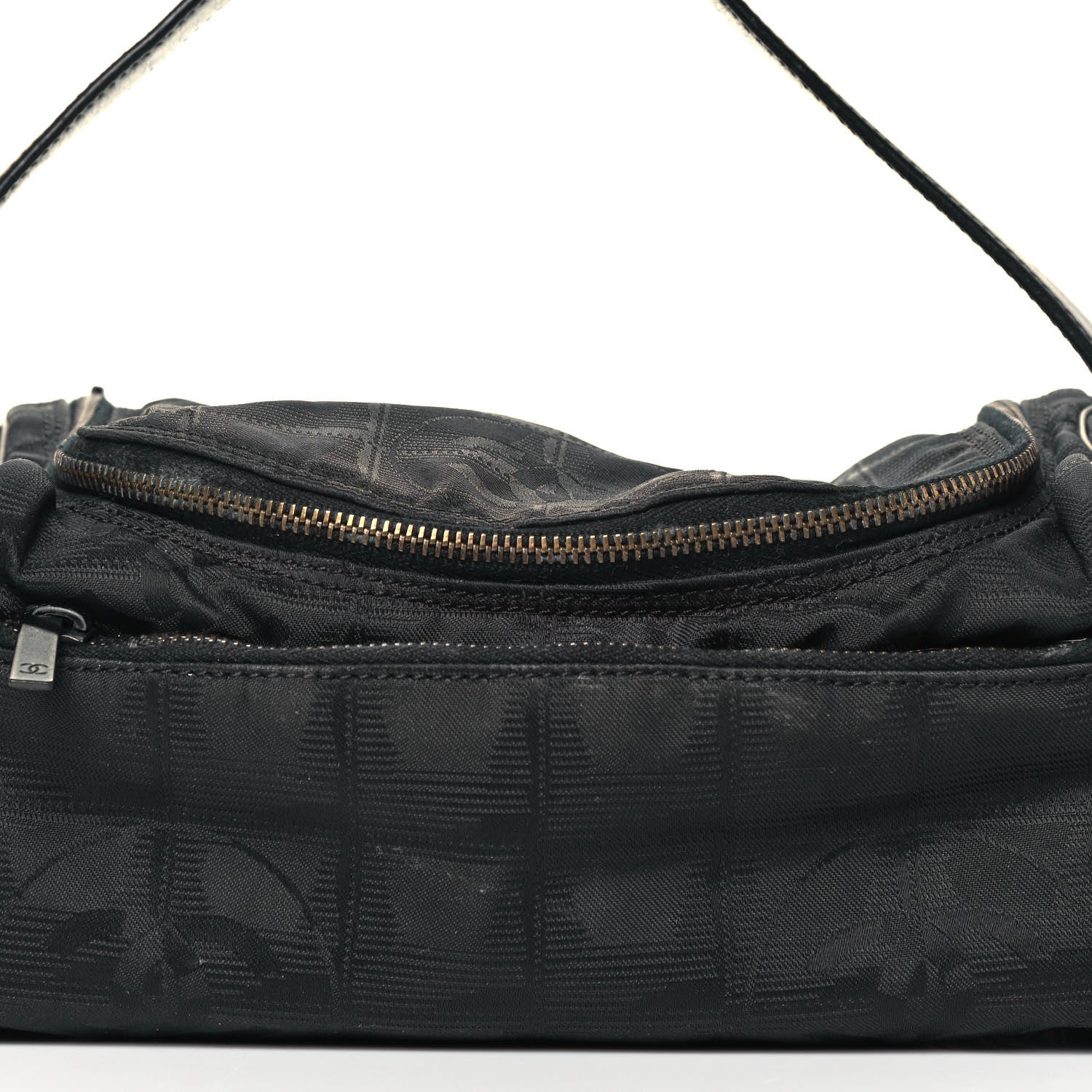 Chanel Nylon Travel Cosmetic Case Black 6 of 10