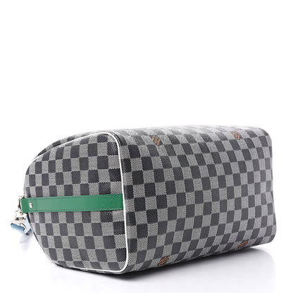 Louis Vuitton Damier Speedy Bandouliere 30 Black White 4 of 10