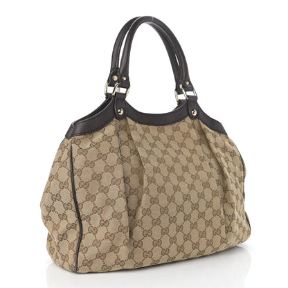 Gucci Monogram Medium Sukey Tote Dark Brown 3 of 11