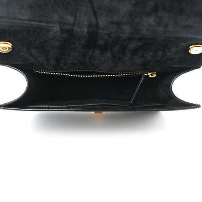 Saint Laurent Patent Calfskin Carre Satchel Black 4 of 4