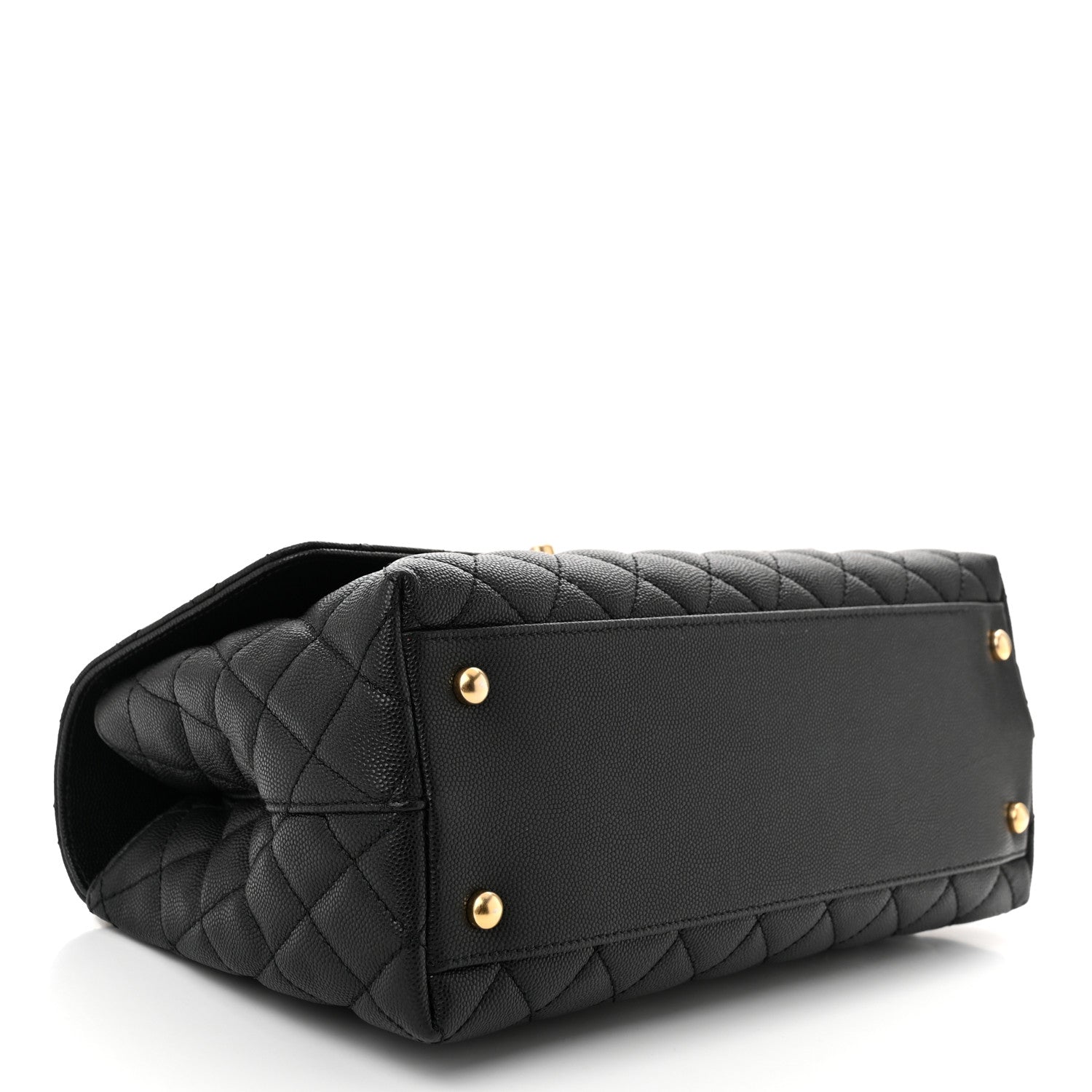 Chanel Caviar Quilted Small Coco Chain Handle Flap Black 4 of 11