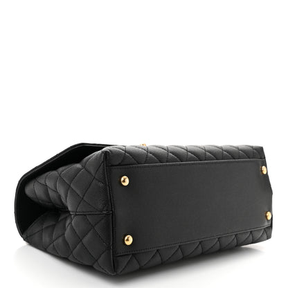 Chanel Caviar Quilted Small Coco Chain Handle Flap Black 4 of 11