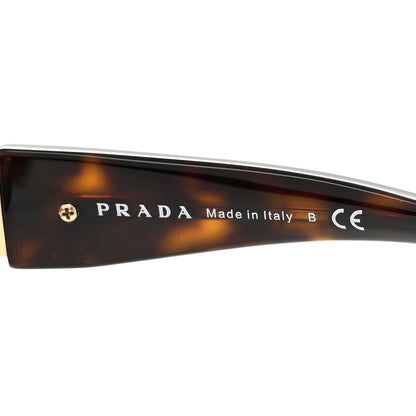 Prada Oversized Monochrome Sunglasses SPR 21X Black Tortoise 5 of 7