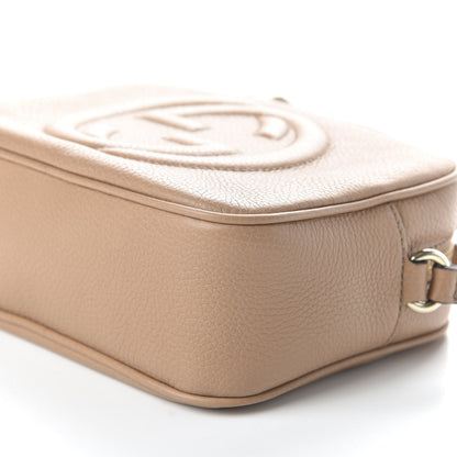 Gucci Pebbled Calfskin Small Soho Disco Bag Rose Beige 7 of 10