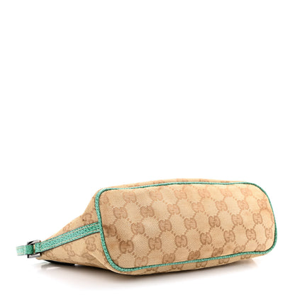 Gucci Monogram Boat Pochette Teal 4 of 17
