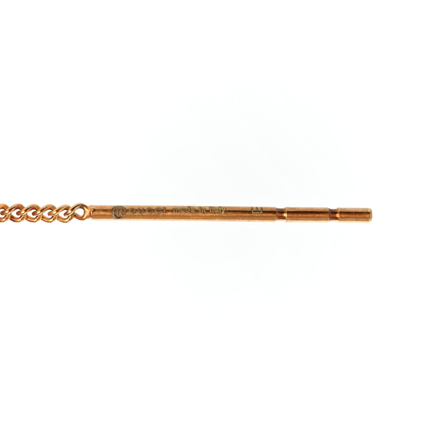 Gucci Faux Pearl Interlocking G Single Pendant Earring 4 of 4