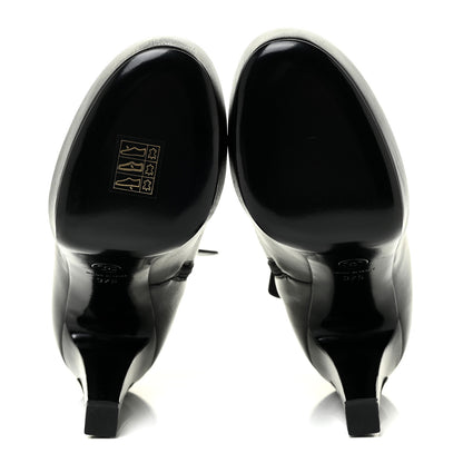 Chanel Lambskin Booties 37.5 Black 6 of 14