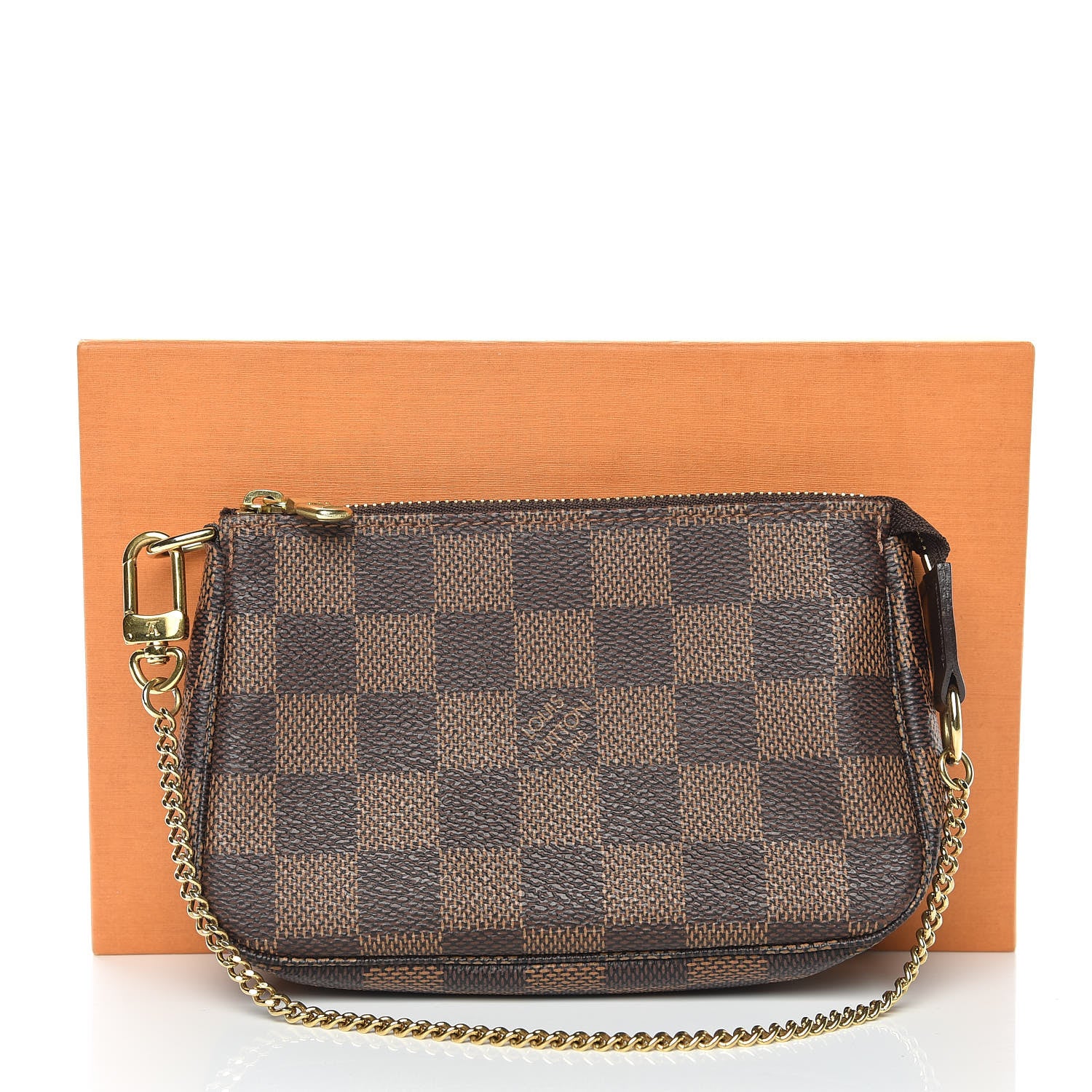 Louis Vuitton Damier Ebene Mini Pochette Accessories 9 of 9