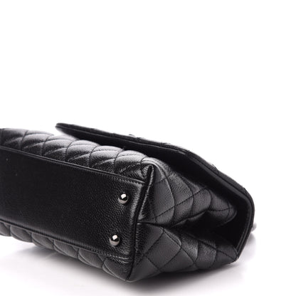 Chanel Caviar Quilted Mini Coco Handle Flap So Black 9 of 11