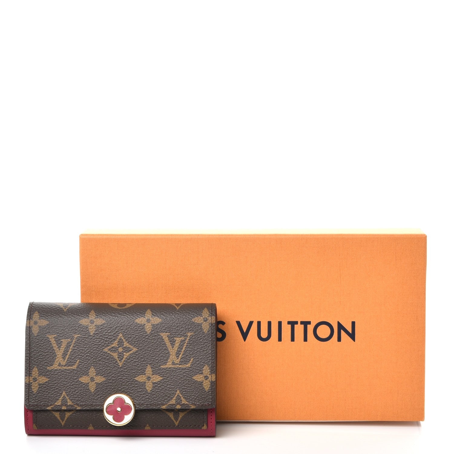 Louis Vuitton Monogram Flore Compact Wallet Fuchsia 8 of 8
