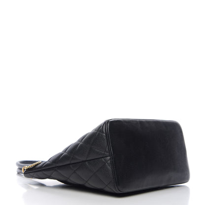 Chanel Caviar Quilted Medallion Tote Black 3 of 9