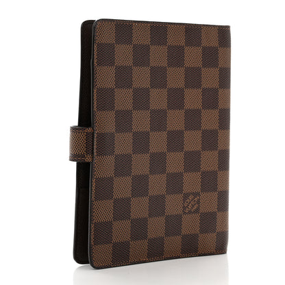 Louis Vuitton Damier Ebene Medium Ring Agenda Cover 3 of 6