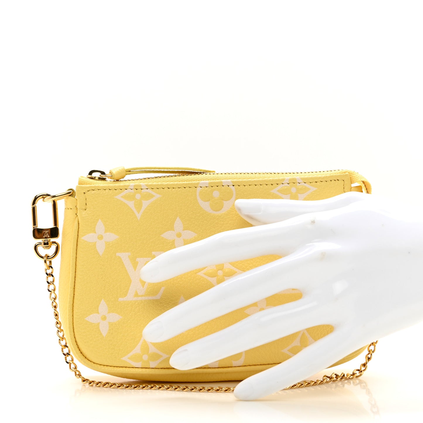 Empreinte Monogram Mini Pochette Accessories Lemon Curd Yellow