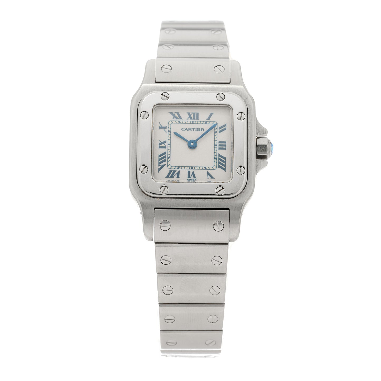 Stainless Steel 24mm Santos de Cartier Galbee Quartz Watch