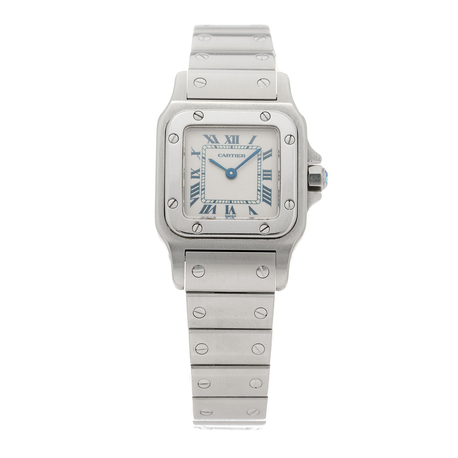 Cartier Stainless Steel 24mm Santos de Cartier Galbee Quartz Watch 1 of 4
